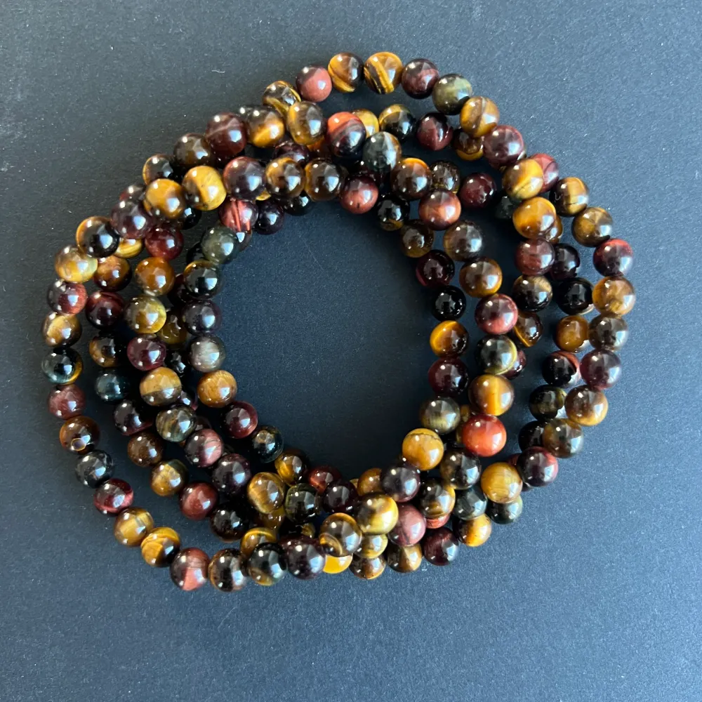 Мъжка гривна Tiger Eye Mix 6 мм