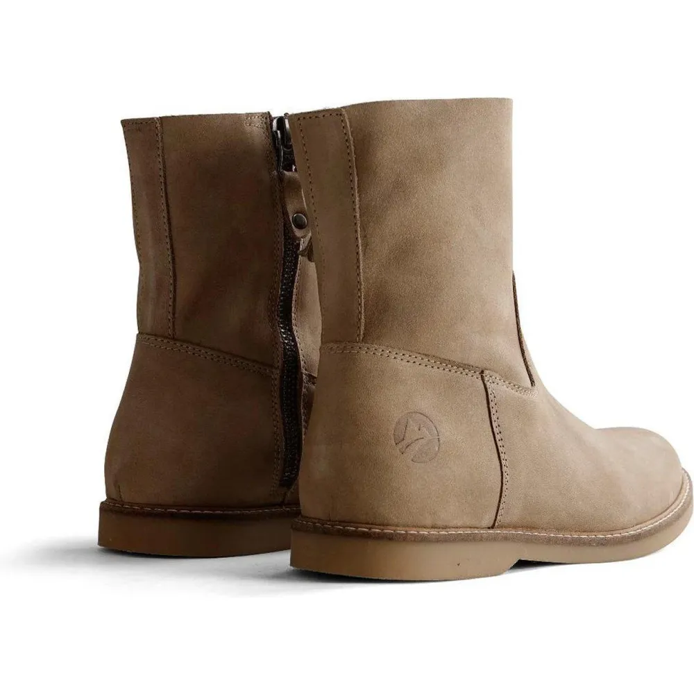 Дамски кожени боти Travelin' Marseille Nubuck, кафяви