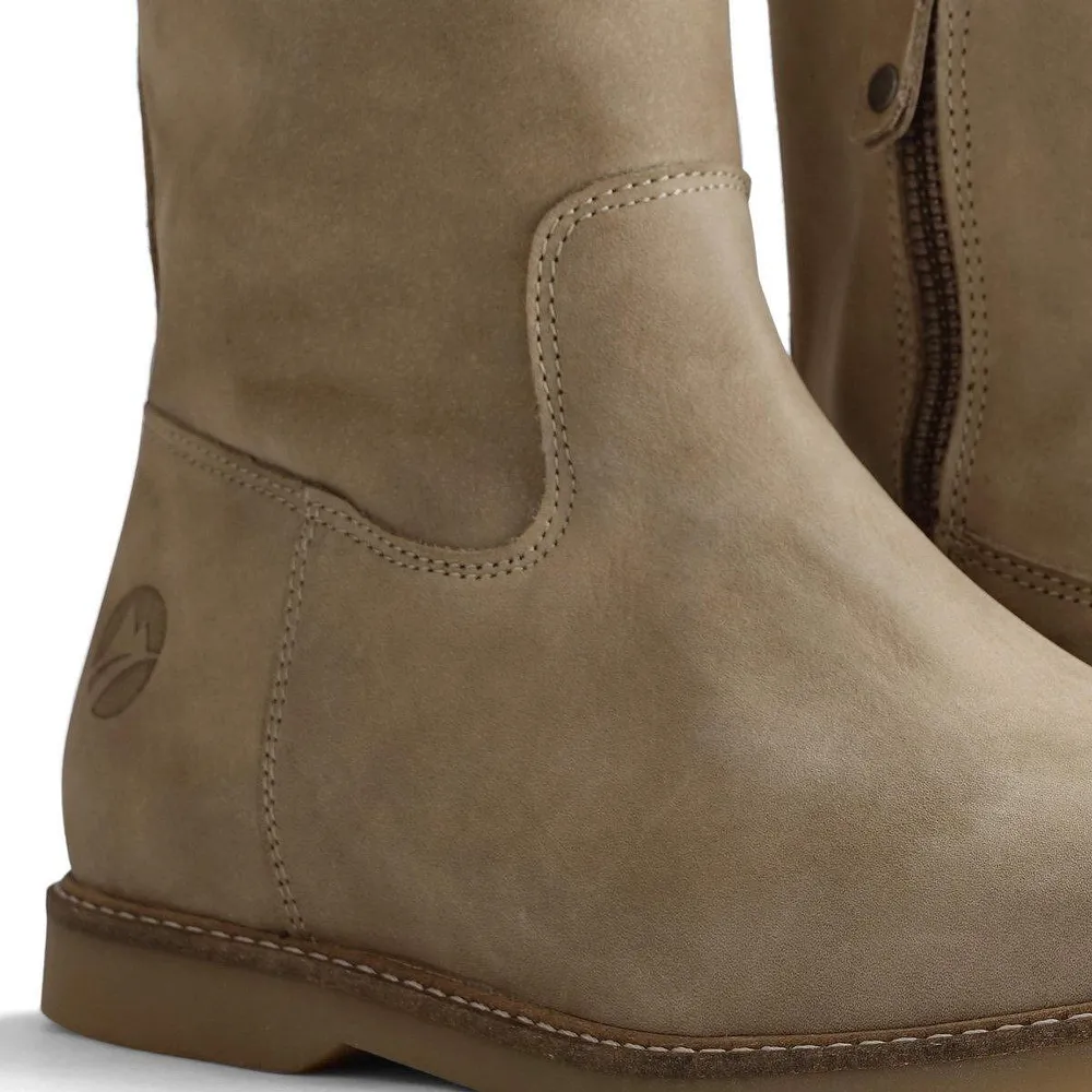 Дамски кожени боти Travelin' Marseille Nubuck, кафяви