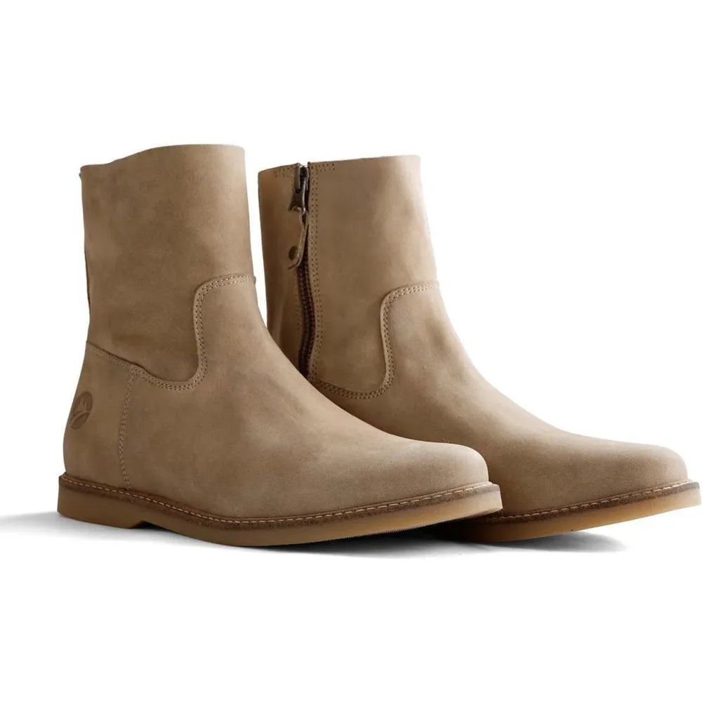 Дамски кожени боти Travelin' Marseille Nubuck, кафяви