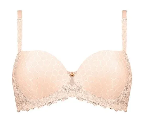 Сутиен с подплънки и елегантна дантела Triumph Azalea Florale WP