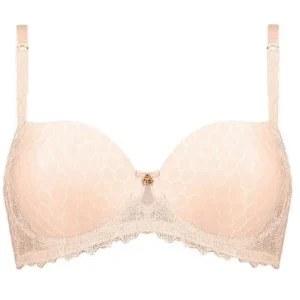 Сутиен с подплънки и елегантна дантела Triumph Azalea Florale WP