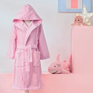 Детски халат за баня «Unicorn Pink» възраст - памук, 1-2 г.
