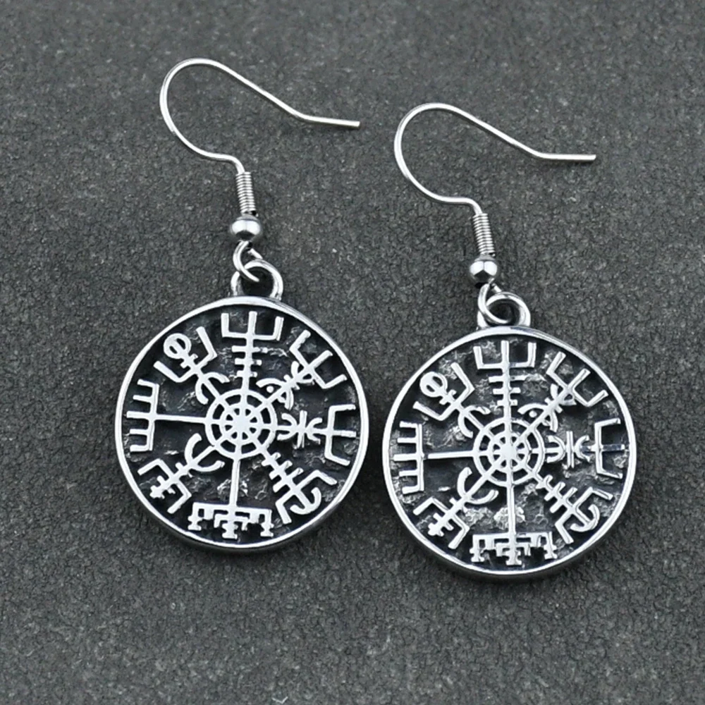 Висящи обеци Компас Vegvisir Викинг