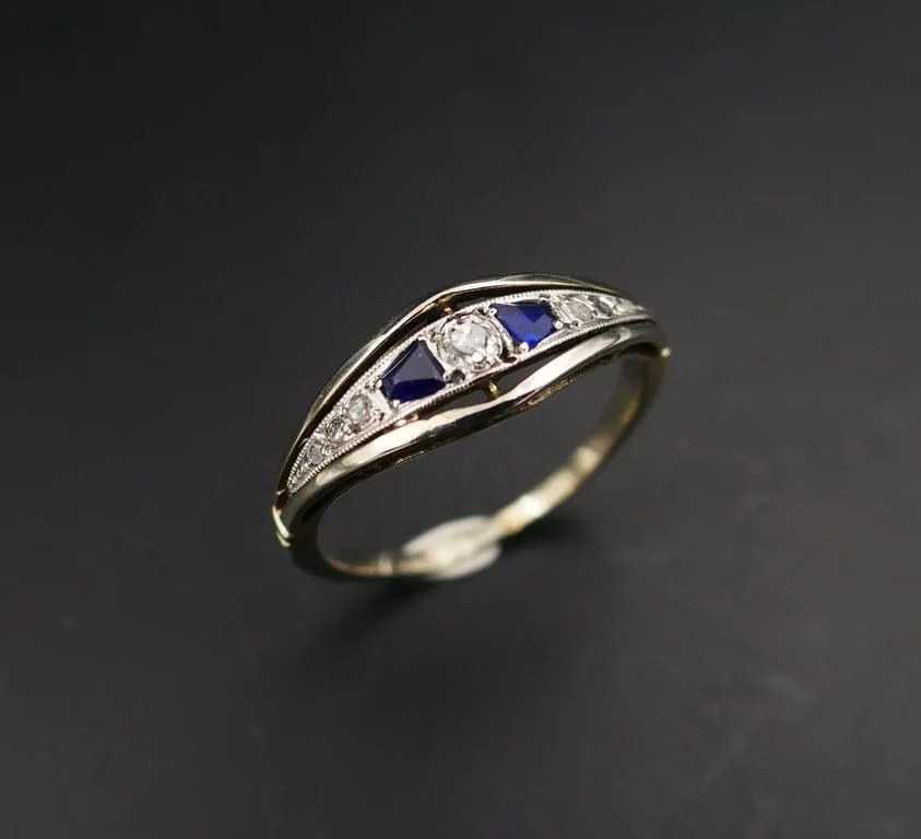 Жартиерен пръстен Диаманти Verneuil Sapphire