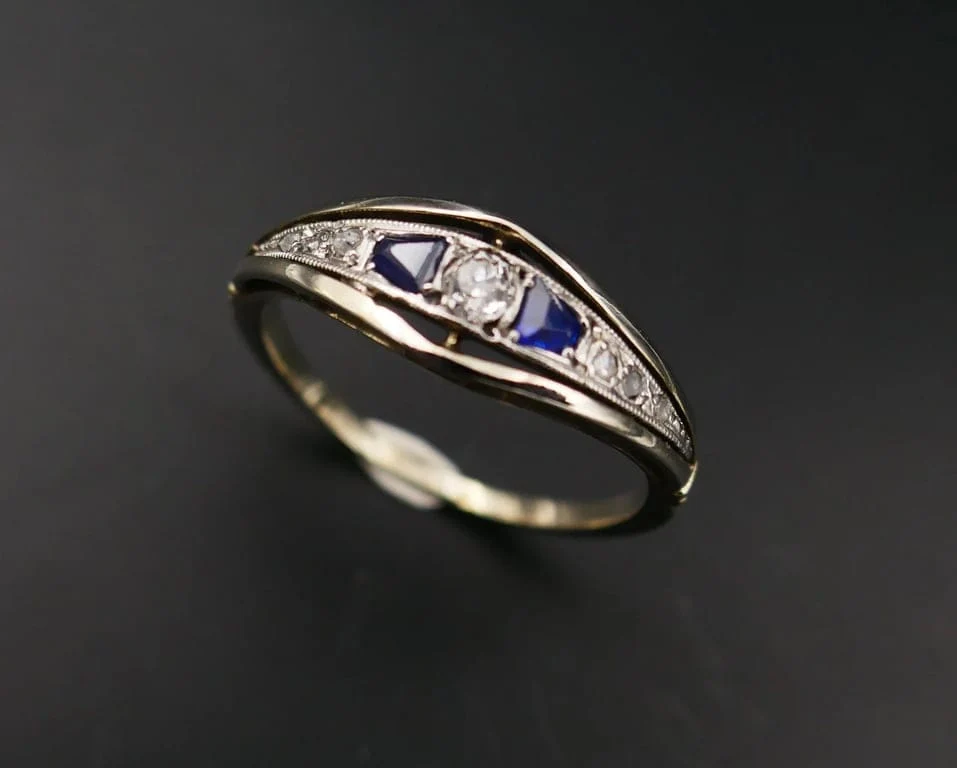 Жартиерен пръстен Диаманти Verneuil Sapphire