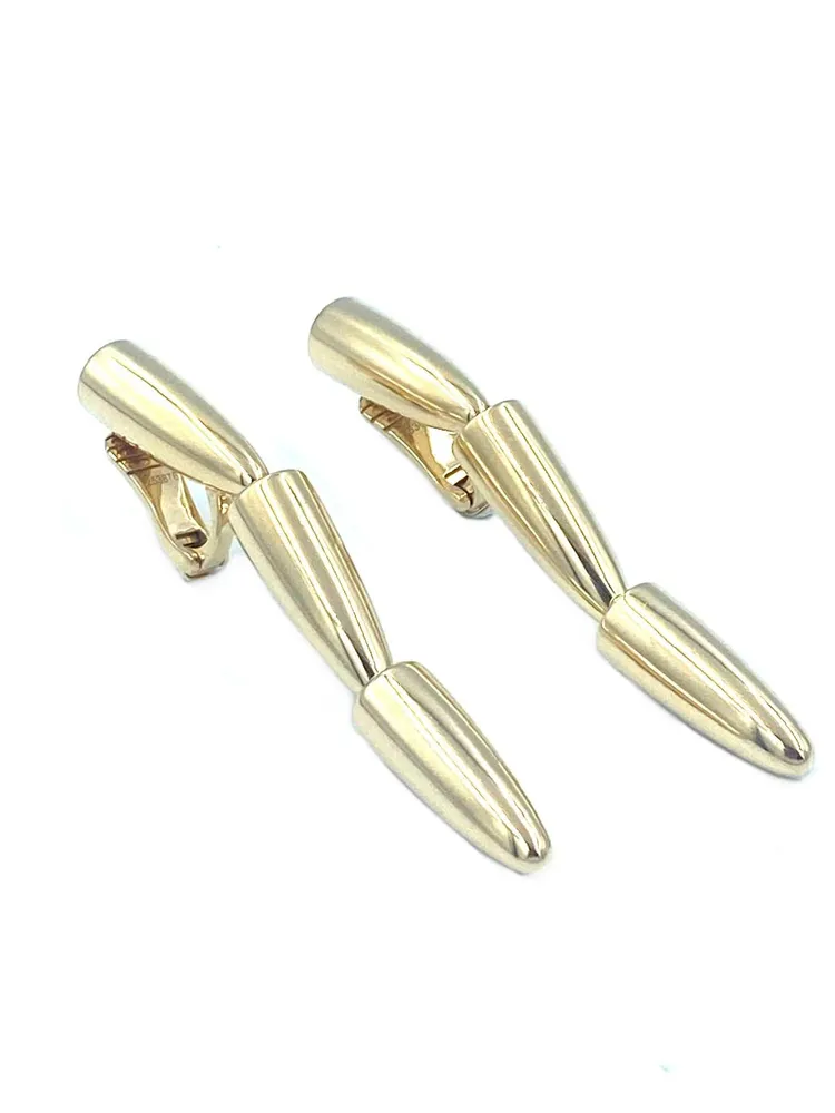 Обеци VHERNIER Calla от розово злато