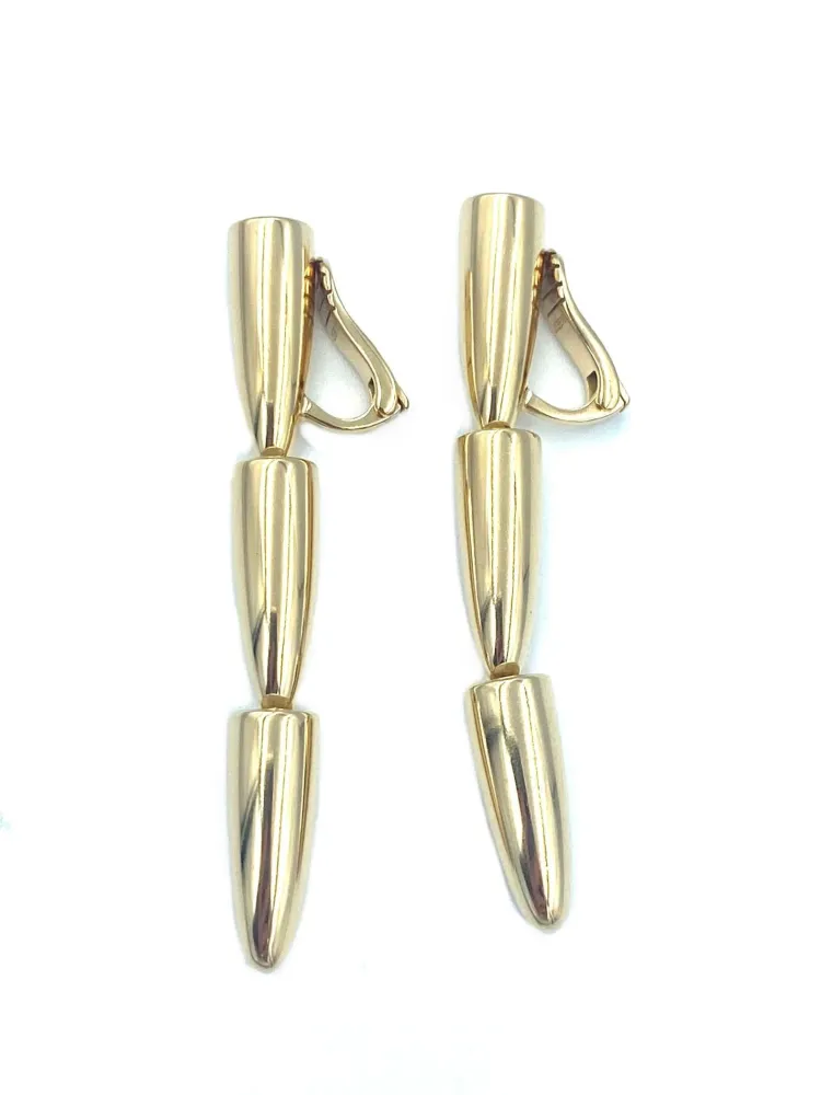 Обеци VHERNIER Calla от розово злато