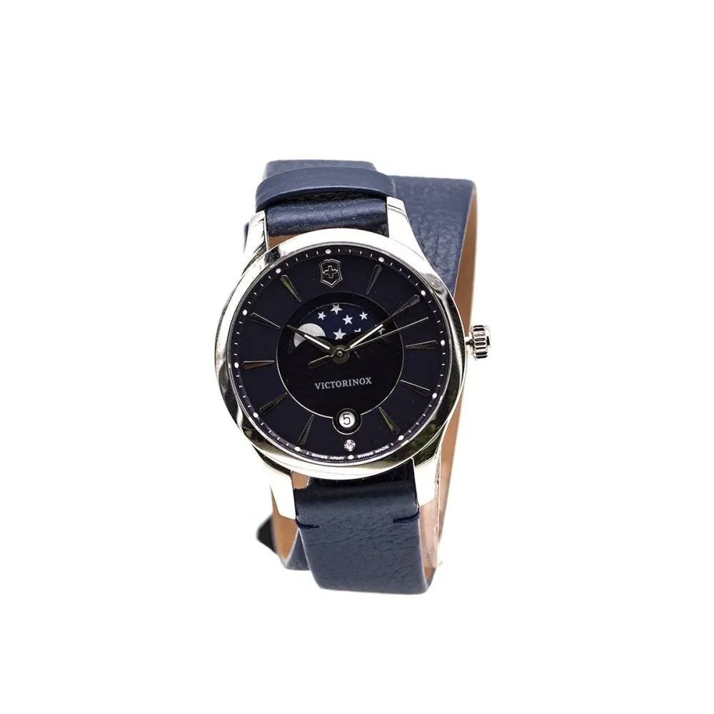 Victorinox Lady Lunar V241755 - Дамски часовник от стомана с диамант