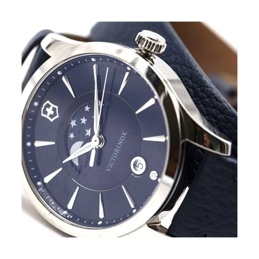 Victorinox Lady Lunar V241755 - Дамски часовник от стомана с диамант