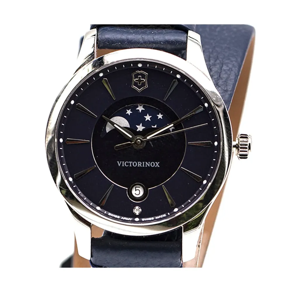 Victorinox Lady Lunar V241755 - Дамски часовник от стомана с диамант