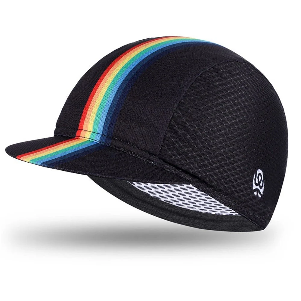 Лятна шапка против UV WEST BIKING YP0201298 обръщаща се - Дъга/Черен