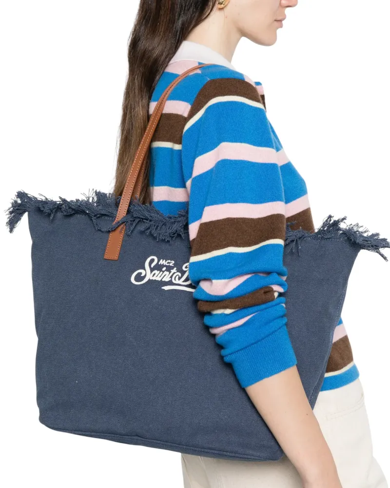 Women's Canvas Shopper Fringes