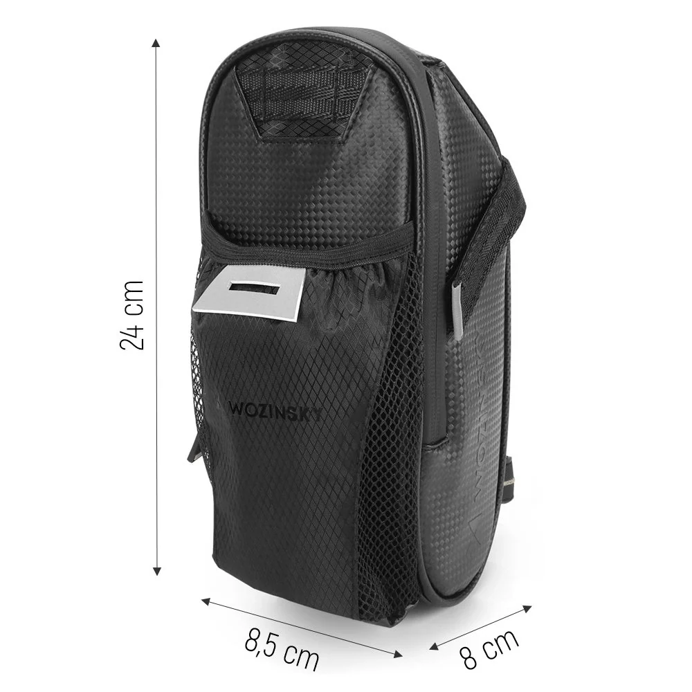 Велосипедна седалкова чанта Wozinsky 1.5L черна
