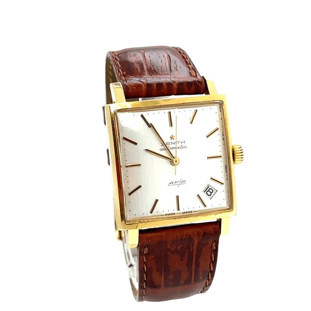 ZENITH - Винтидж автоматичен часовник от жълто злато