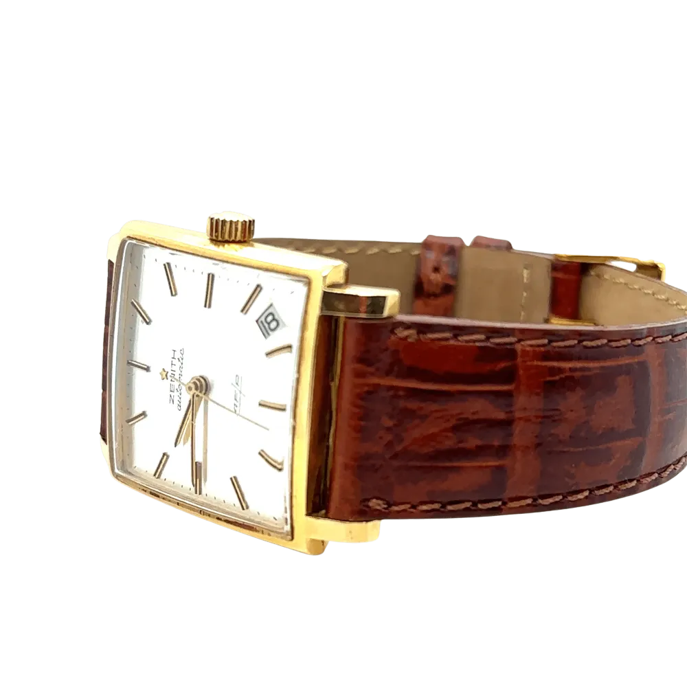 ZENITH - Винтидж автоматичен часовник от жълто злато