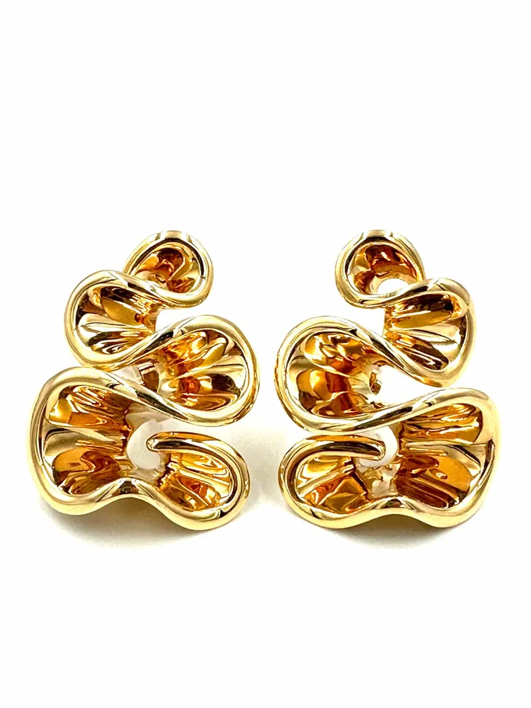 ДЕ ГРИСОГОНО. Обеци Zigana 18K розово злато