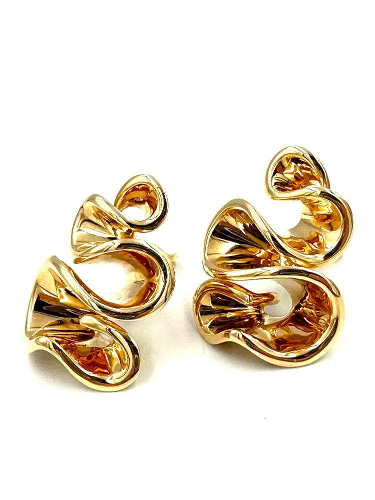 ДЕ ГРИСОГОНО. Обеци Zigana 18K розово злато