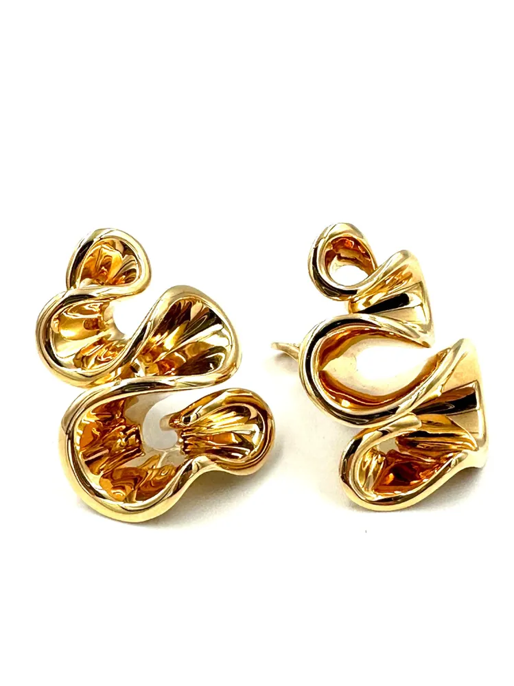 ДЕ ГРИСОГОНО. Обеци Zigana 18K розово злато