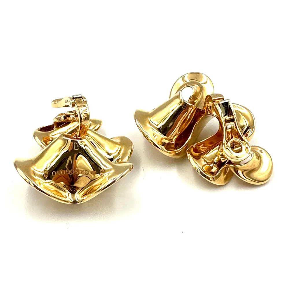 ДЕ ГРИСОГОНО. Обеци Zigana 18K розово злато