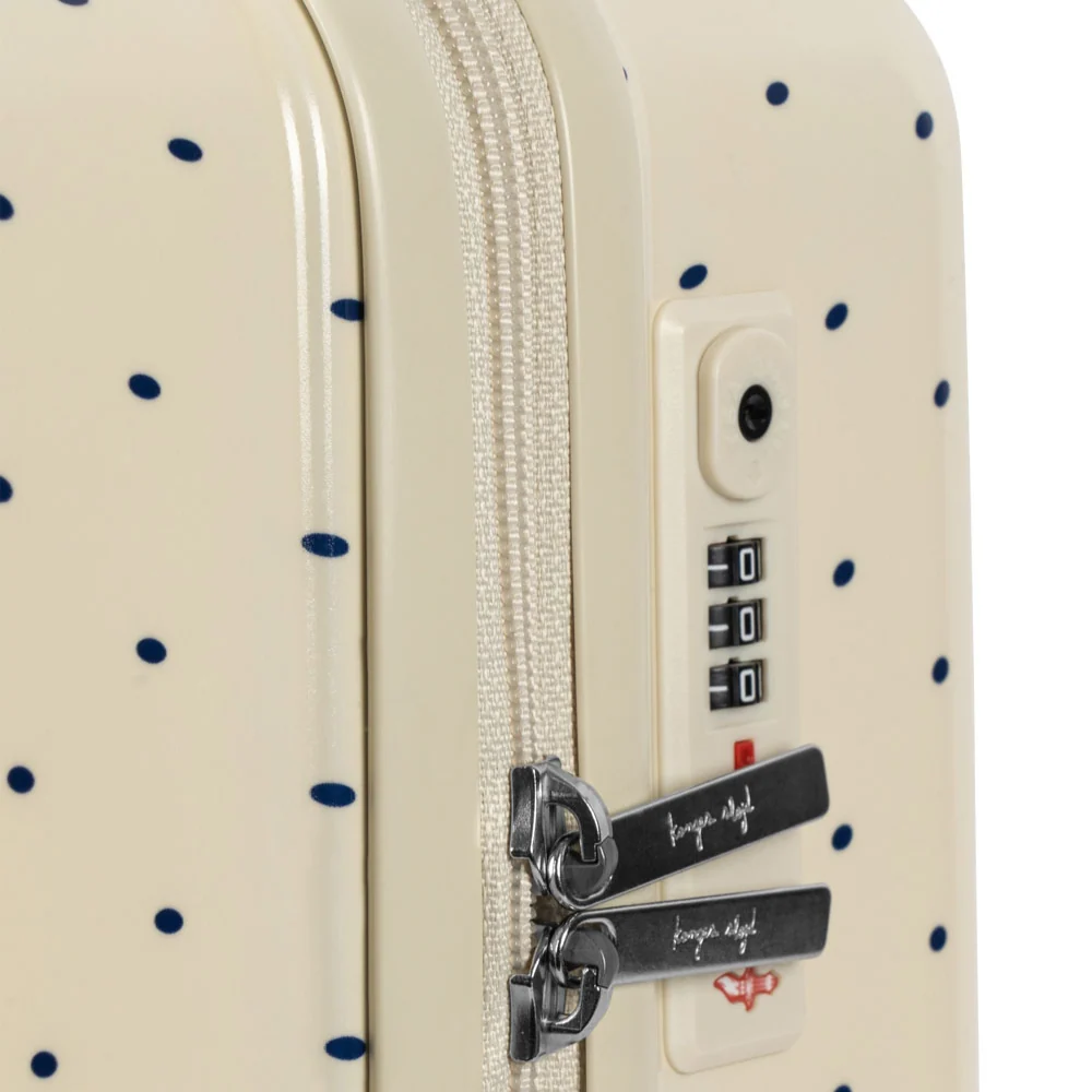 Детски куфар Konges Slojd Navy Dots