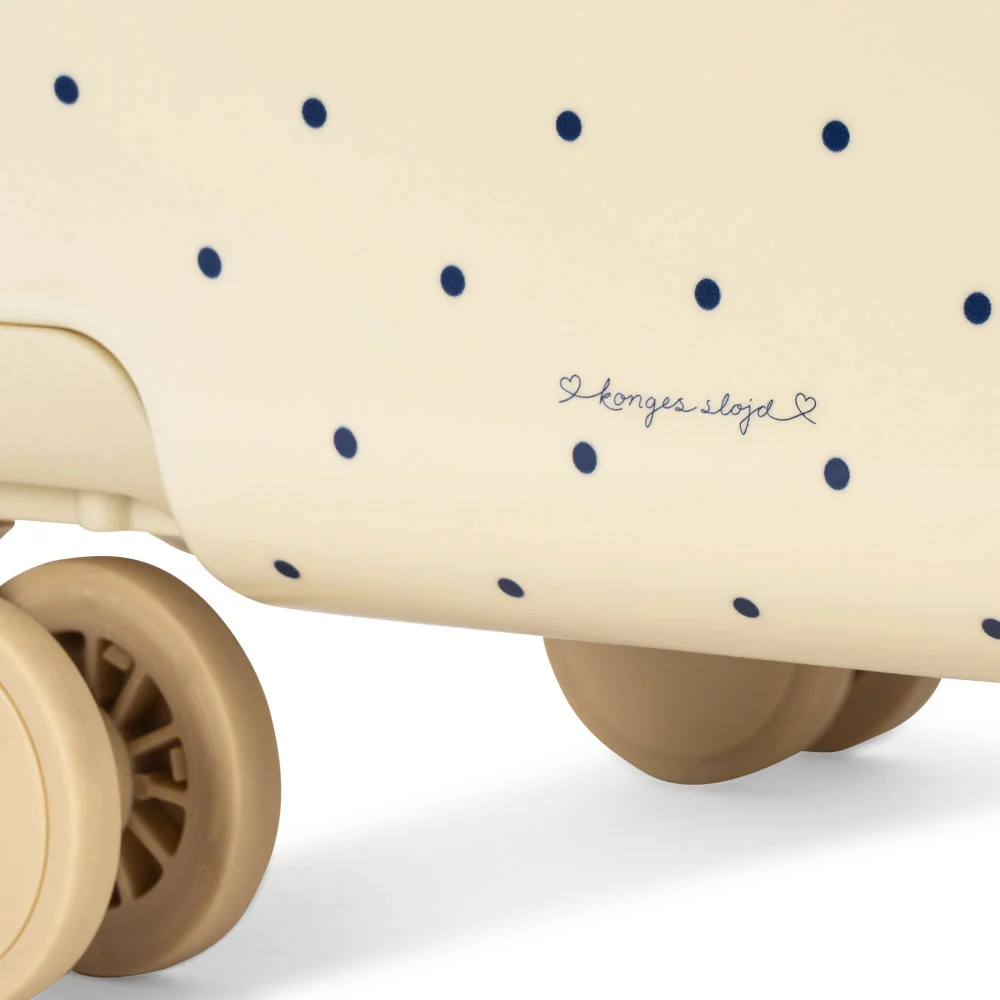 Детски куфар Konges Slojd Navy Dots