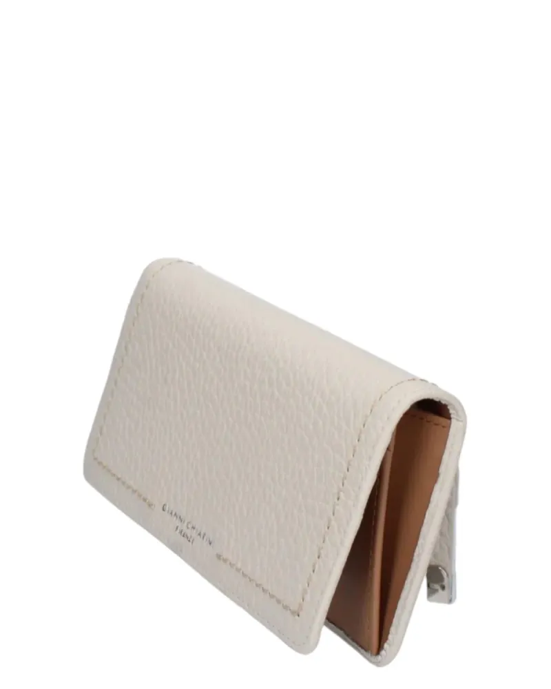 Gianni Chiarini Bubble Leather Wallet Button
