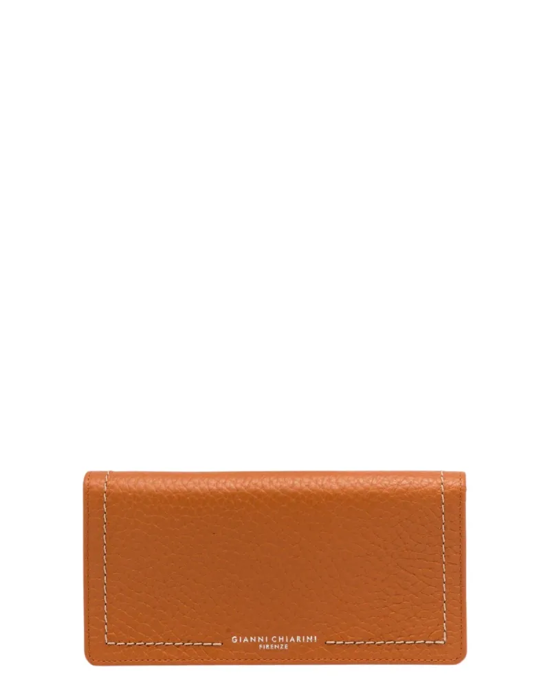 Gianni Chiarini Bubble Leather Wallet Button