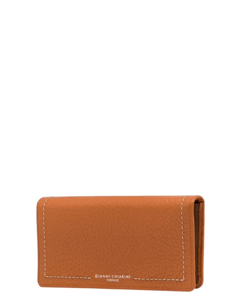 Gianni Chiarini Bubble Leather Wallet Button