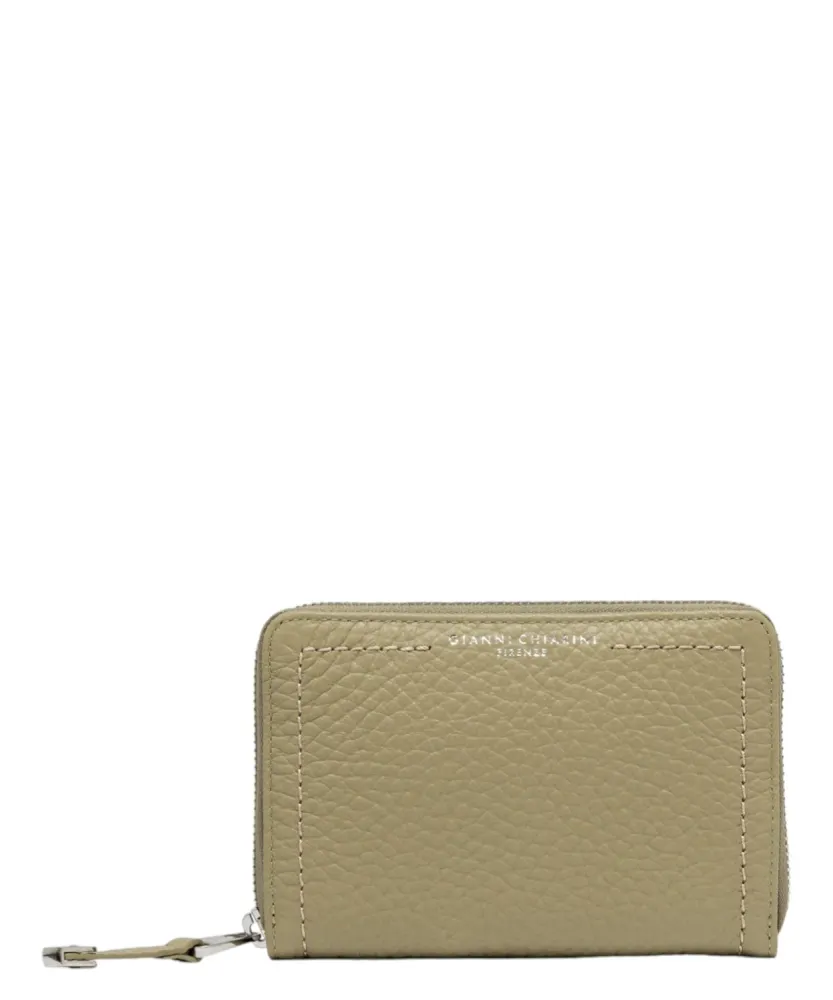 Gianni Chiarini Maxi Grain Leather Wallet