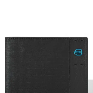 Men's Leather and Fabric Wallet Document Holder